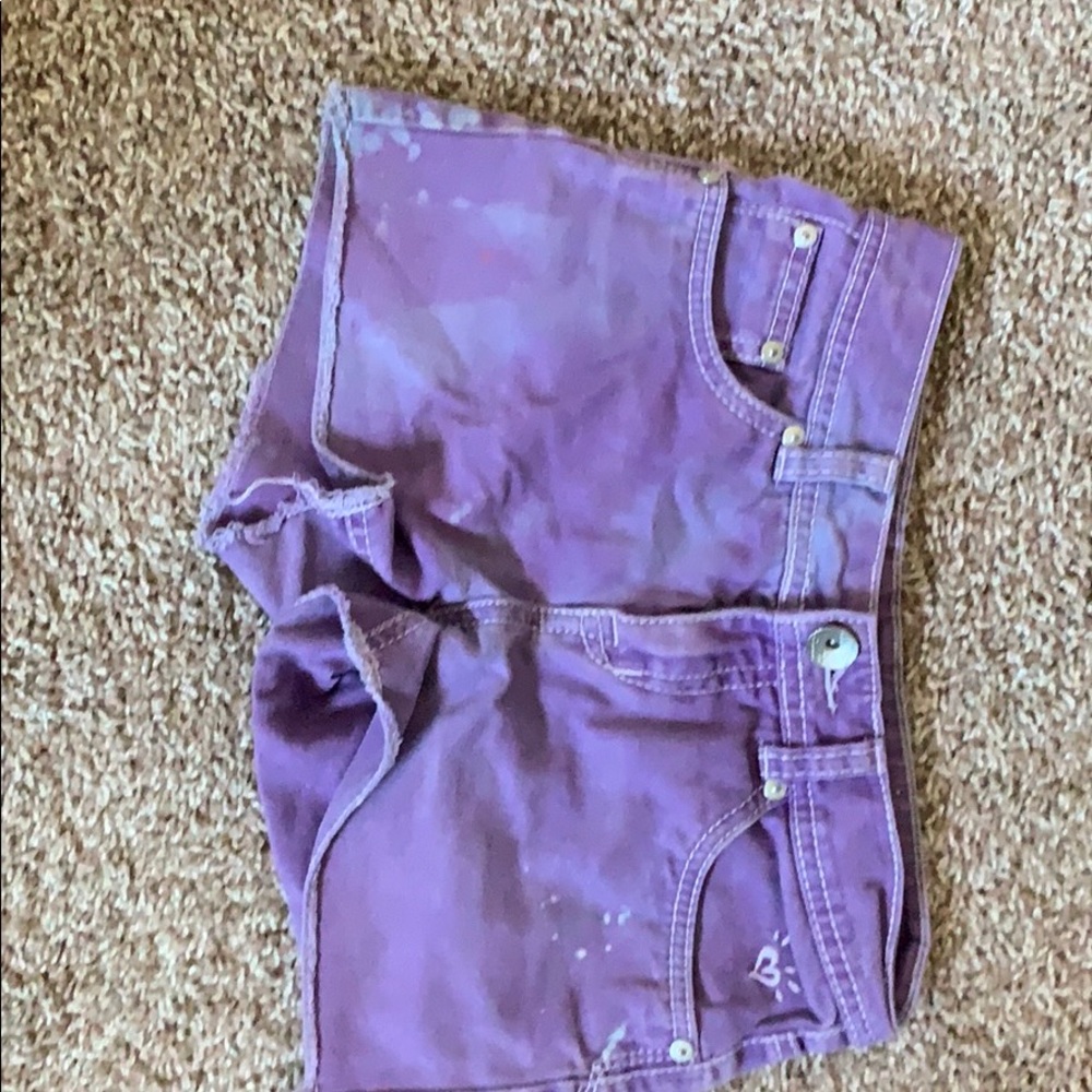 ‘I❤️justice jeans’ jean shorts